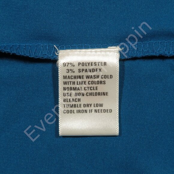 Greg Norman 1/4 Zip Performance Desert Willow Golf Pullover in Blue Size Medium - Picture 6 of 6